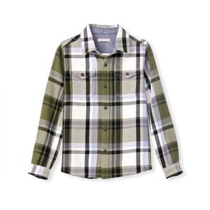 Outerknown Kids Organic Cotton Blanket Shirt Size LG